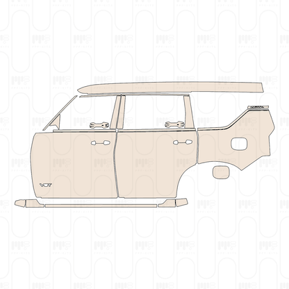 Voorgesneden PPF Nissan Patrol (ME) LE T1 2025