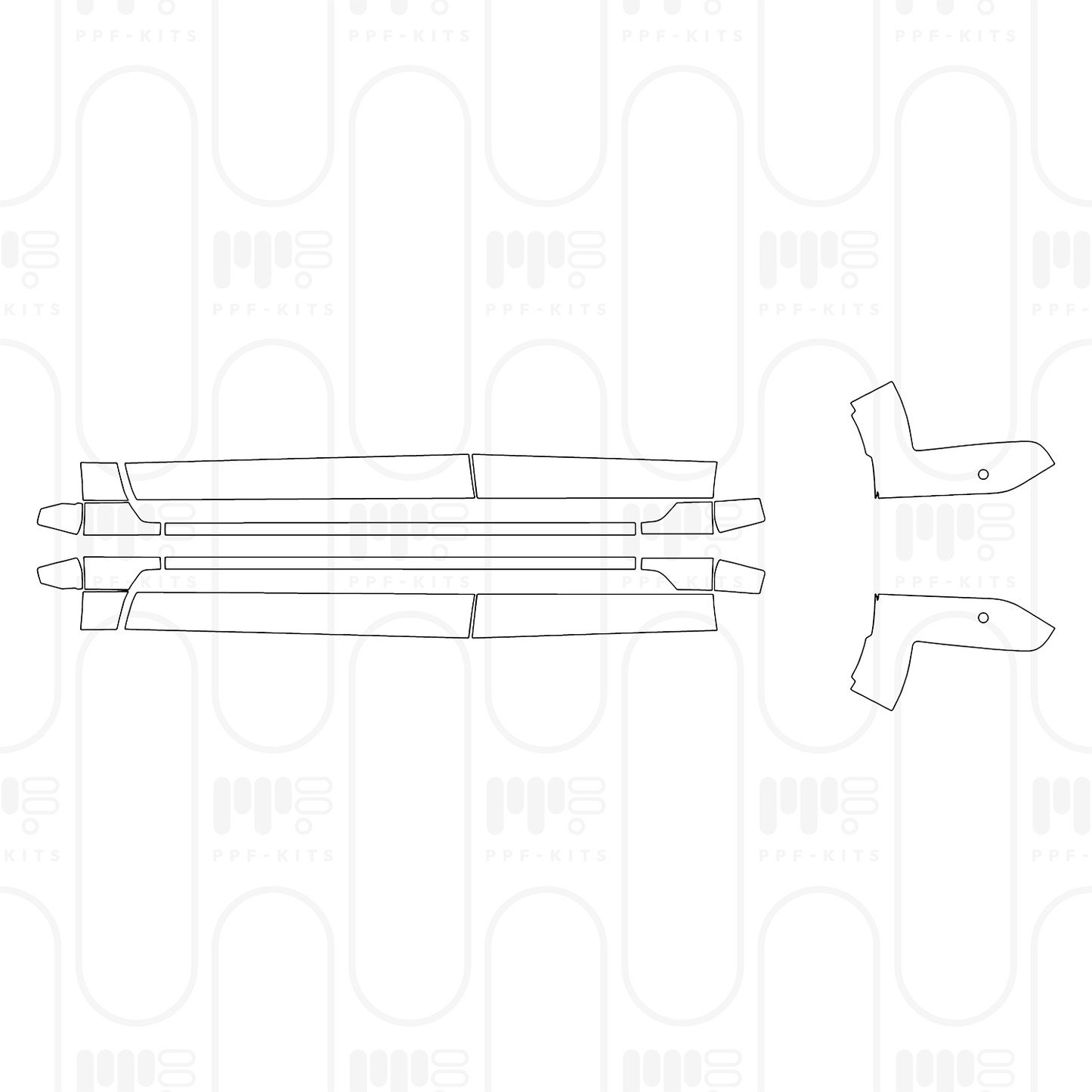 Voorgesneden PPF Nissan Patrol (ME) LE T1 2026