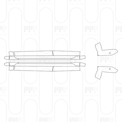 Voorgesneden PPF Nissan Patrol (ME) LE T1 2026