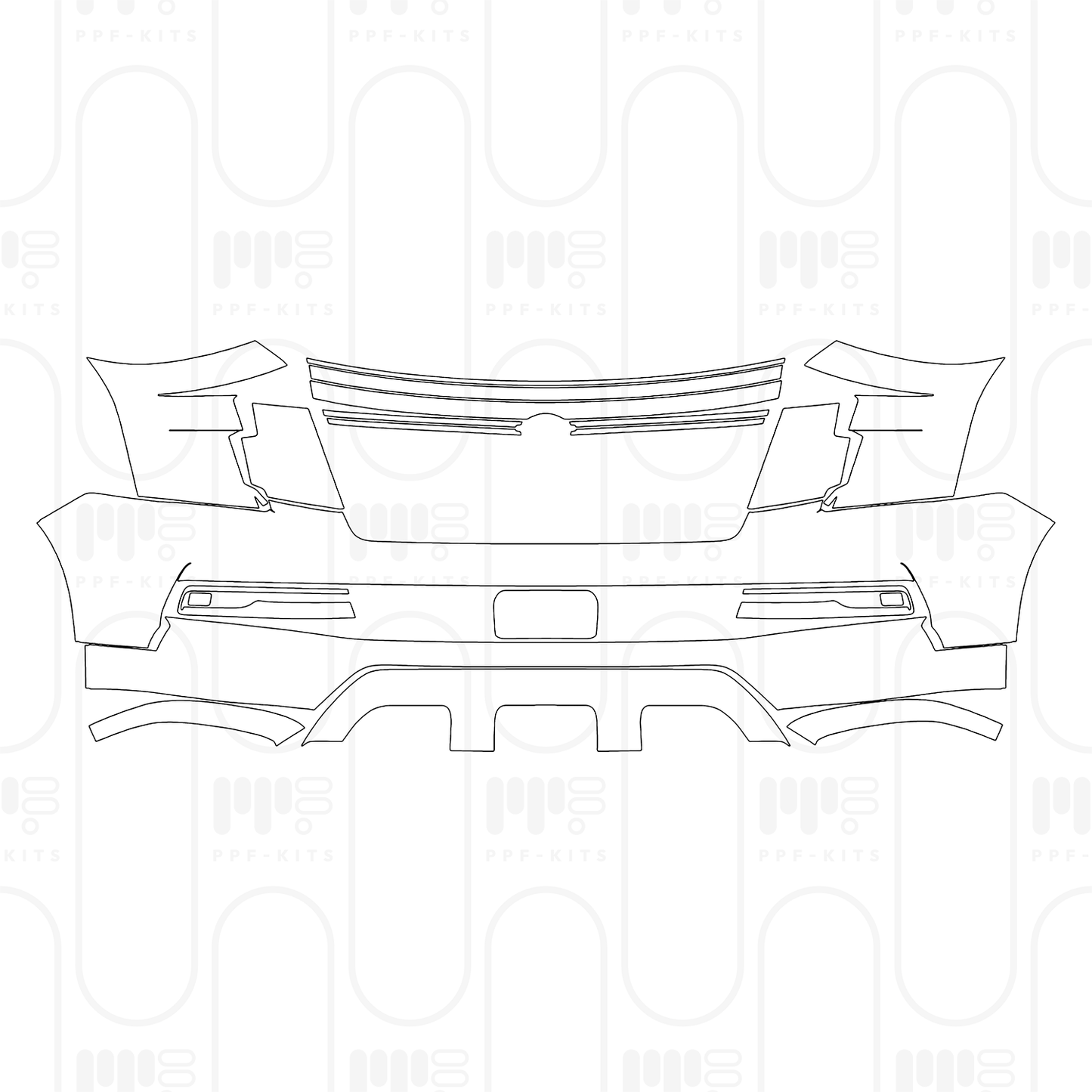 Voorgesneden PPF Nissan Armada (US) Platinum Reserve 2026