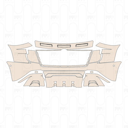 Voorgesneden PPF Nissan Patrol (ME) Pro-4X 2025