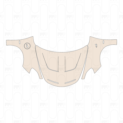Hood+Fender with "A" Emblem on Fender