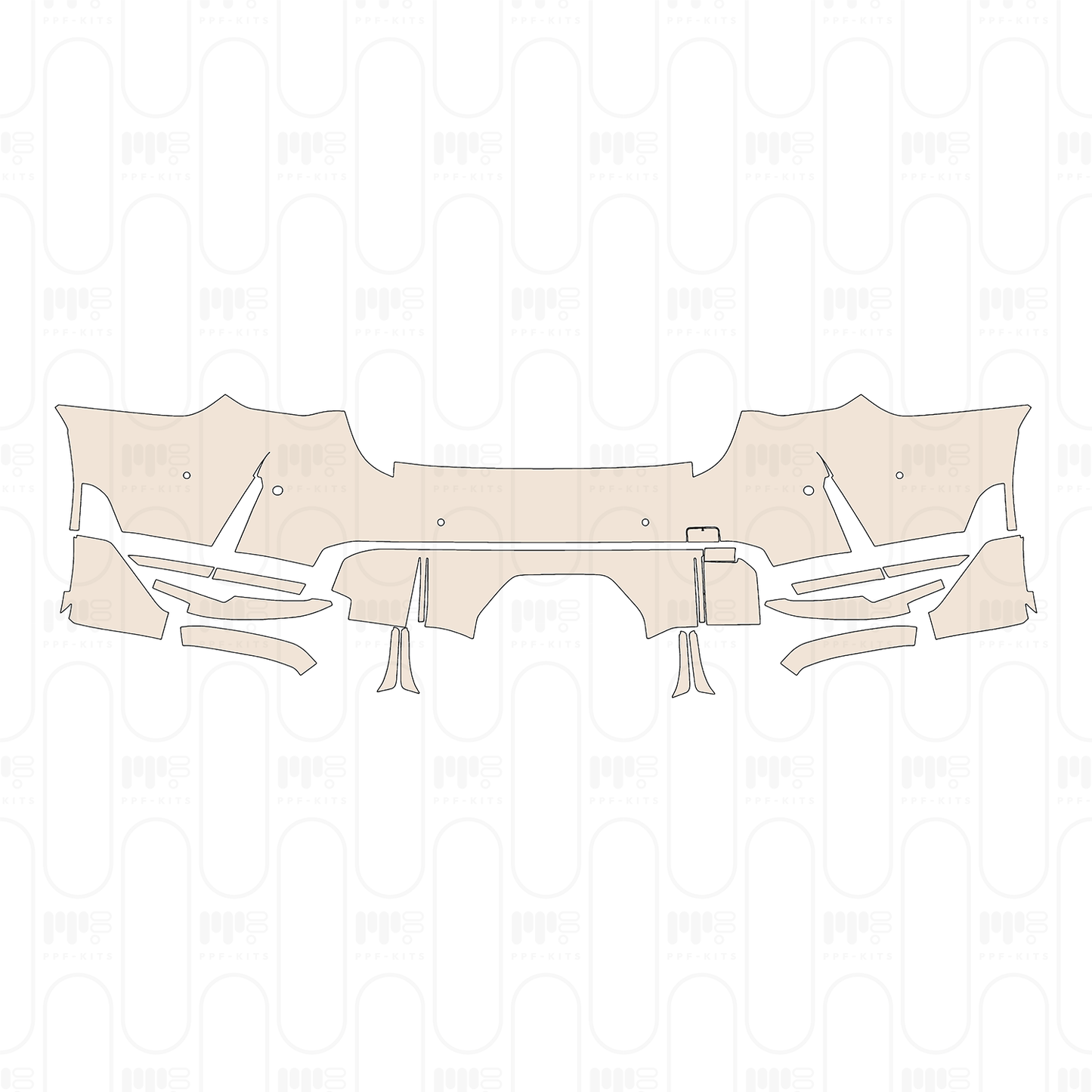 Rear Bumper with M Performance Package, M Performance Exhaust System