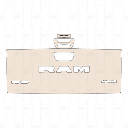 Voorgesneden PPF RAM Trucks 1500 Crew Cab RHO 2025
