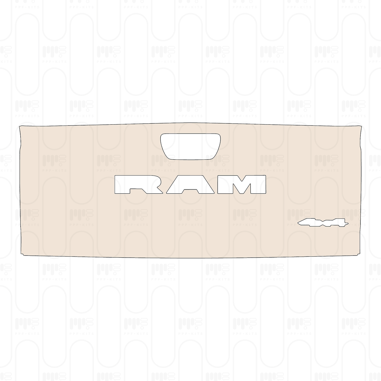 Voorgesneden PPF RAM Trucks 1500 Crew Cab Express 2026