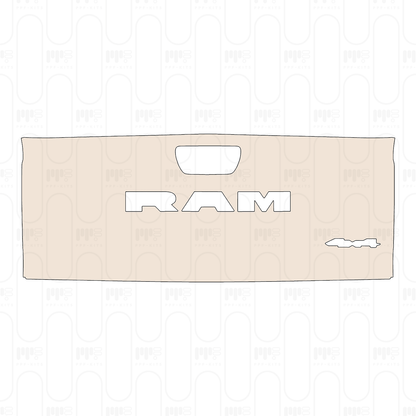 Voorgesneden PPF RAM Trucks 1500 Crew Cab Rebel 2025