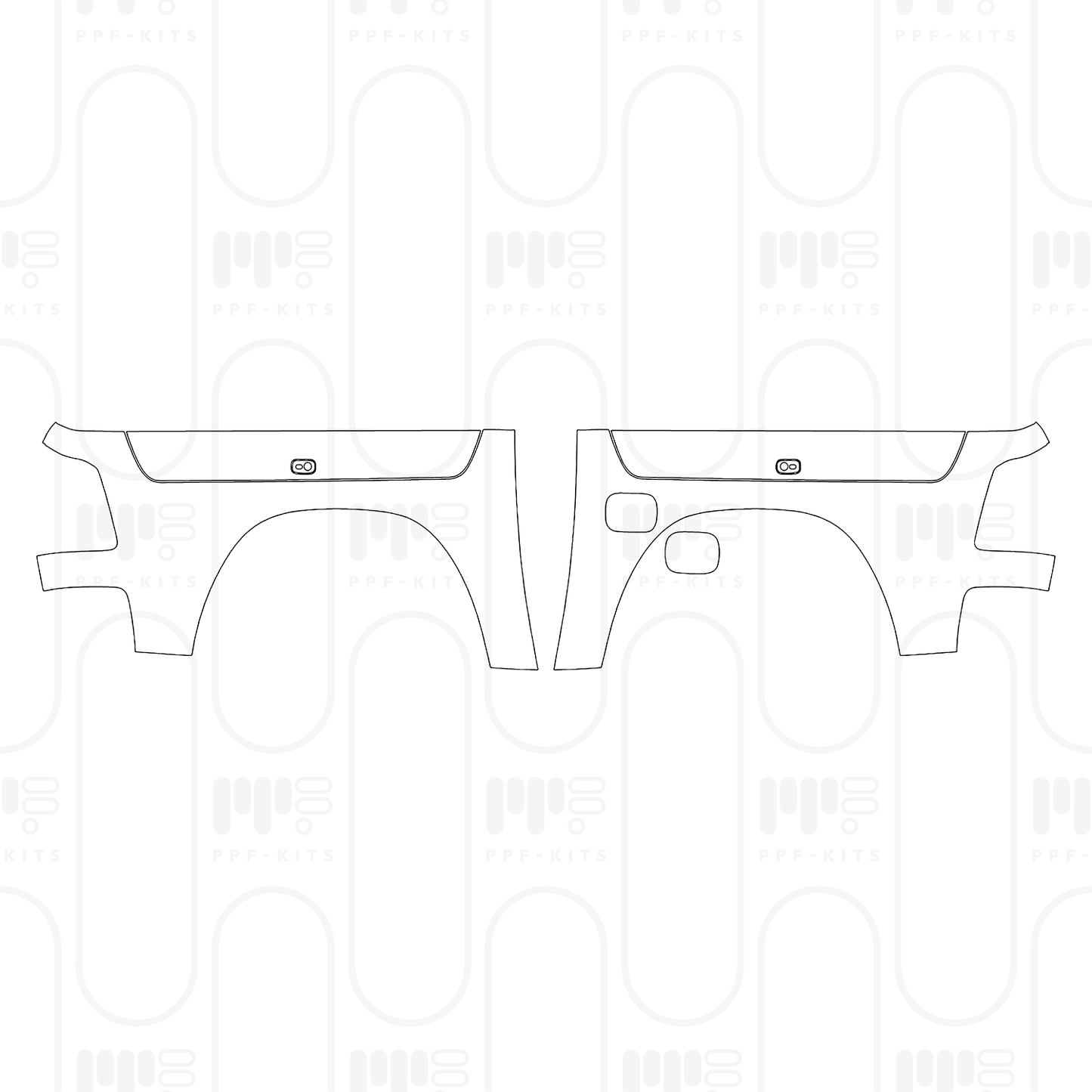 Voorgesneden PPF RAM Trucks 1500 Crew Cab Limited Longhorn 2025