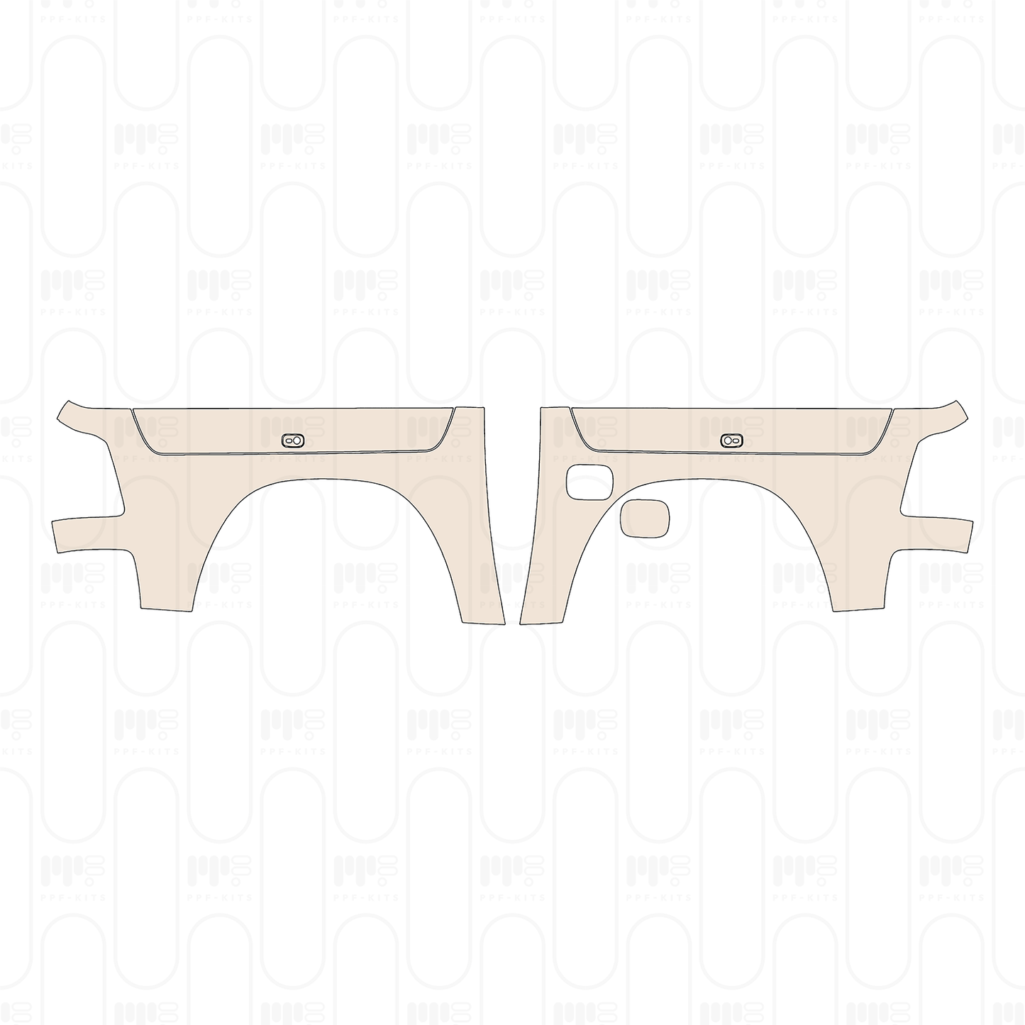 Voorgesneden PPF RAM Trucks 1500 Crew Cab Laramie 2025