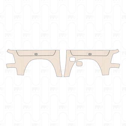 Voorgesneden PPF RAM Trucks 1500 Crew Cab Laramie 2025