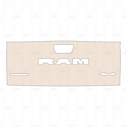 Voorgesneden PPF RAM Trucks 1500 Crew Cab Big Horn 2025