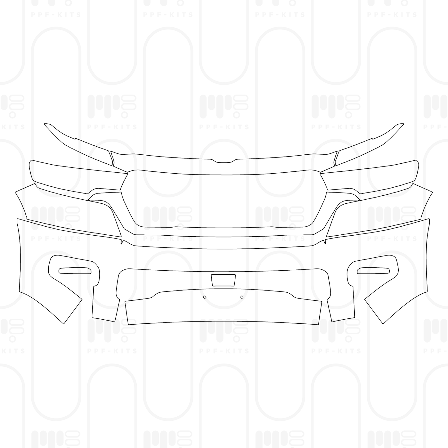 Voorgesneden PPF RAM Trucks 1500 Crew Cab Limited Longhorn 2025