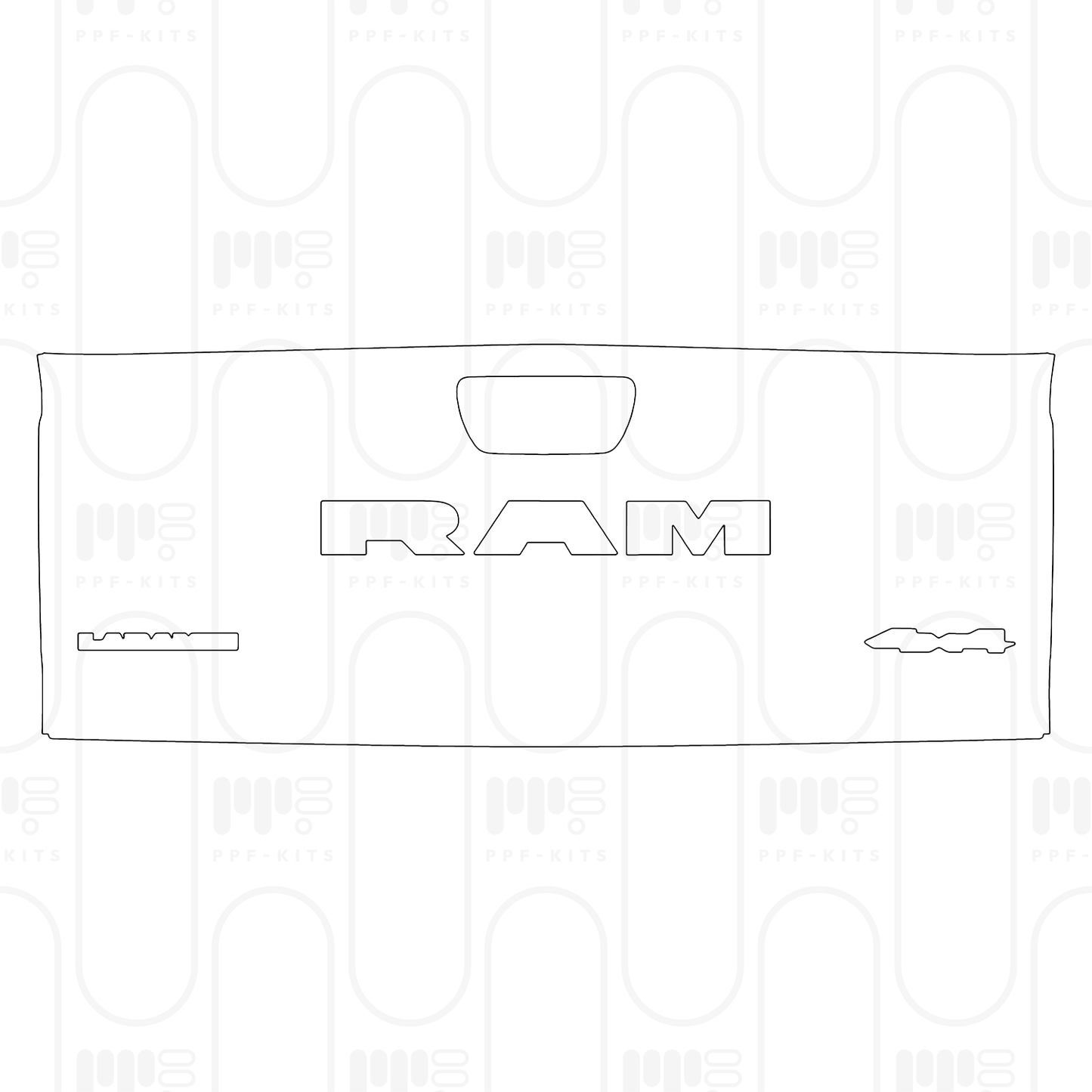 Voorgesneden PPF RAM Trucks 1500 Crew Cab Laramie 2026