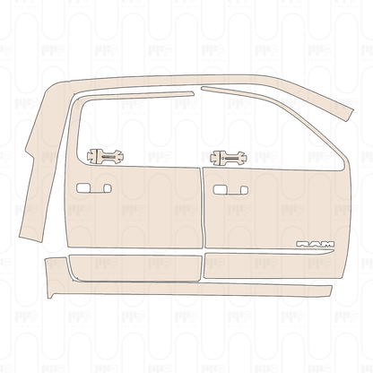 Voorgesneden PPF RAM Trucks 1500 Crew Cab Tungsten 2025