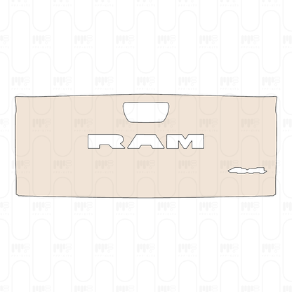 Voorgesneden PPF RAM Trucks 1500 Crew Cab Limited 2025