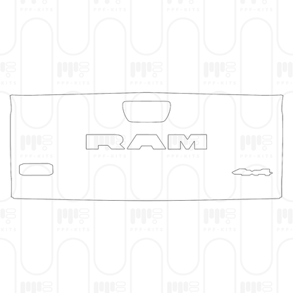 Voorgesneden PPF RAM Trucks 1500 Crew Cab Limited Longhorn 2025