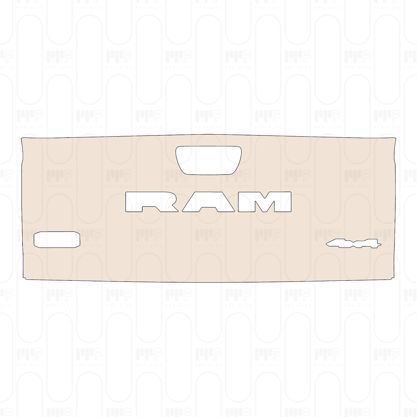 Voorgesneden PPF RAM Trucks 1500 Crew Cab Limited Longhorn 2026