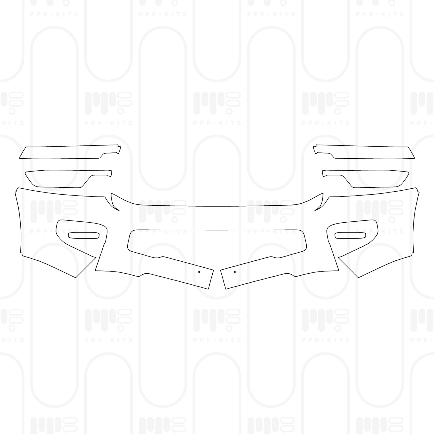 Voorgesneden PPF RAM Trucks 2500 Crew Cab Laramie 2026