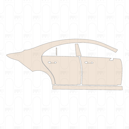 (right) Door+Side Skirt+Rear Fender