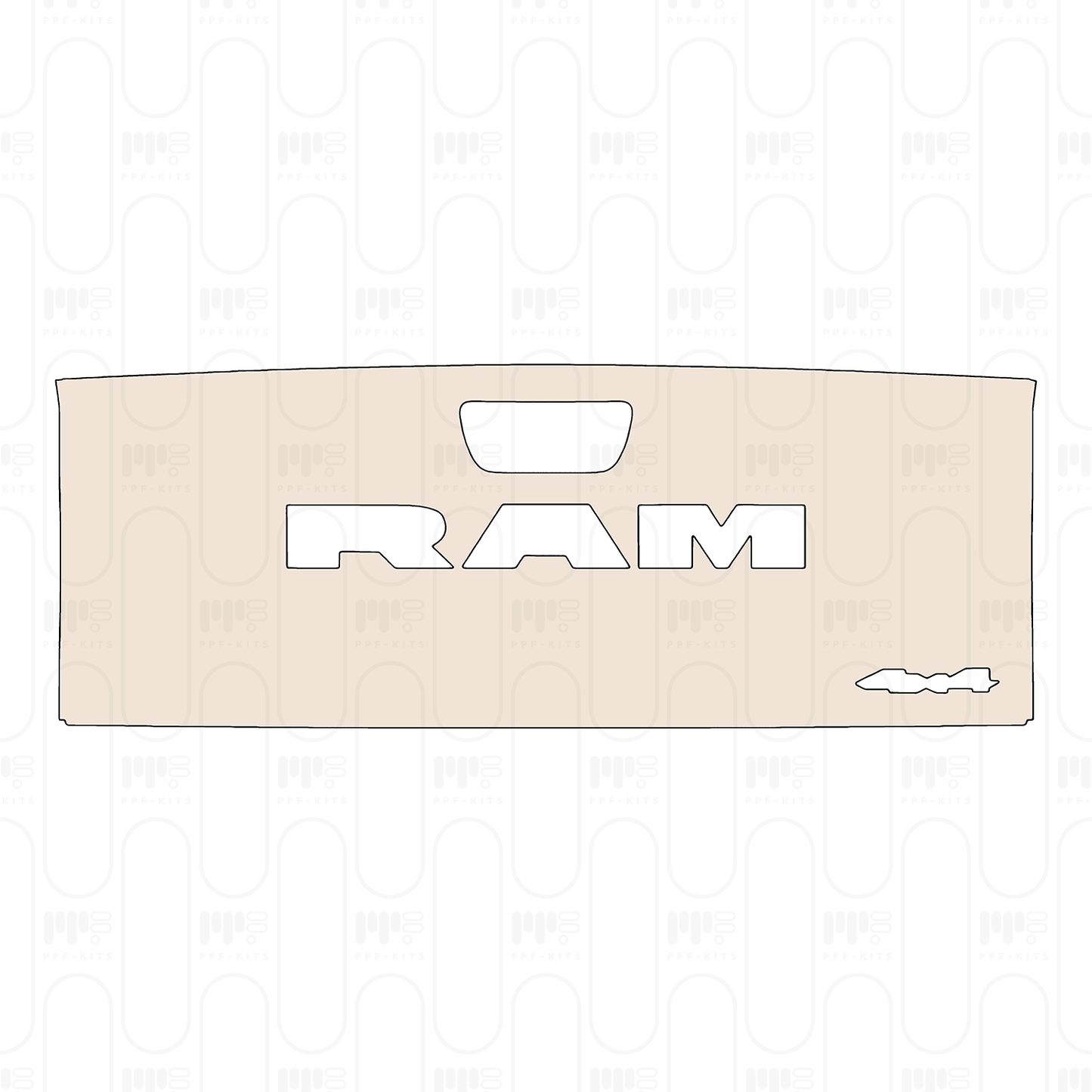 Voorgesneden PPF RAM Trucks 3500 Tradesman 2026