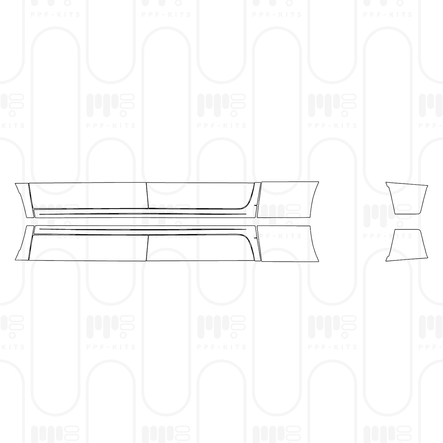 Voorgesneden PPF RAM Trucks 2500 Crew Cab Laramie 2026