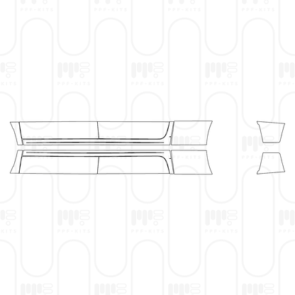Voorgesneden PPF RAM Trucks 2500 Crew Cab Laramie 2026