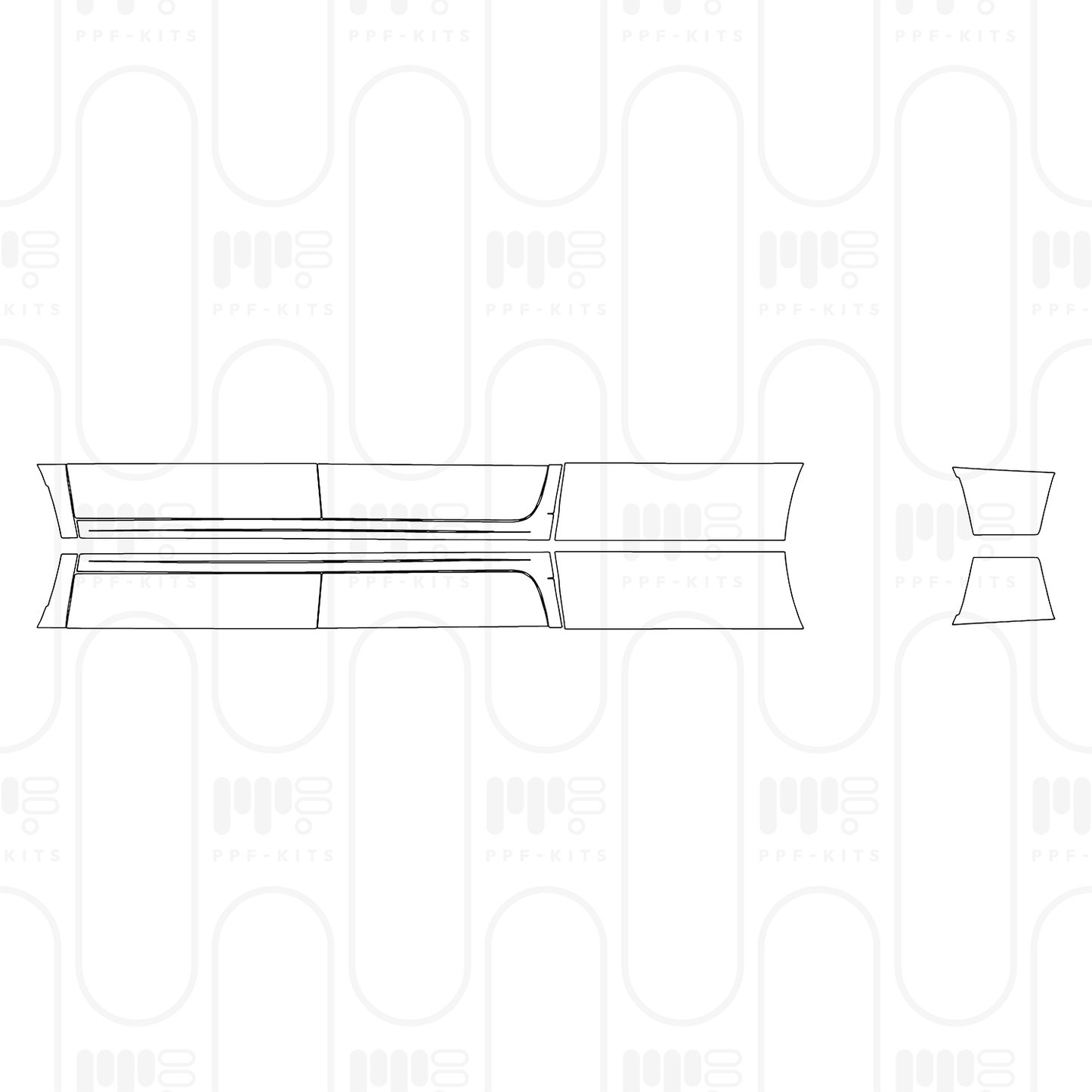 Voorgesneden PPF RAM Trucks 2500 Crew Cab Laramie 2026