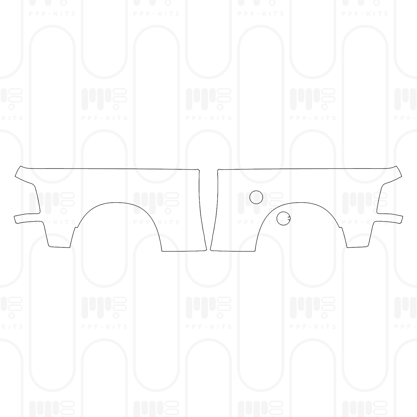 Voorgesneden PPF RAM Trucks 2500 Crew Cab Laramie 2026