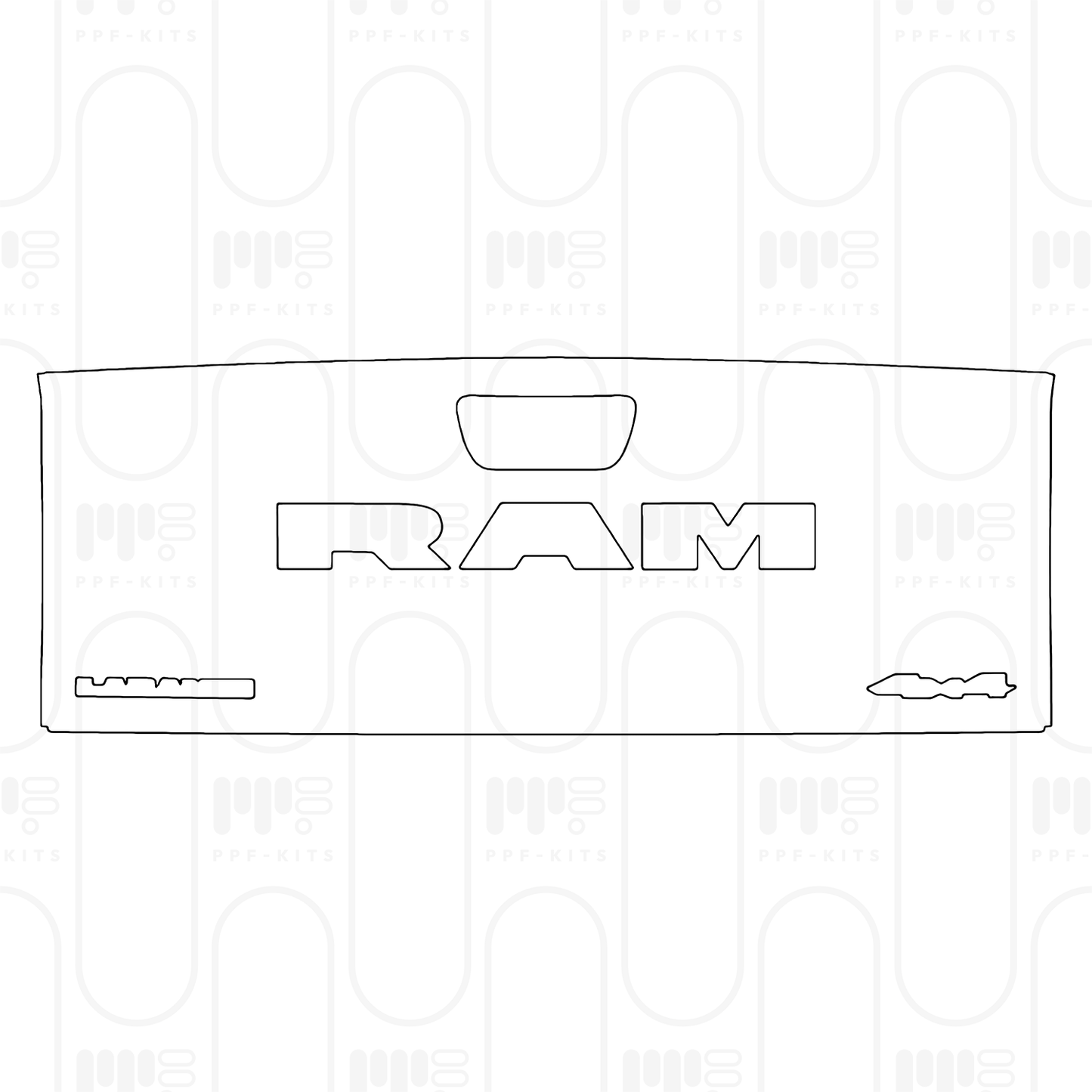 Voorgesneden PPF RAM Trucks 2500 Crew Cab Laramie 2026