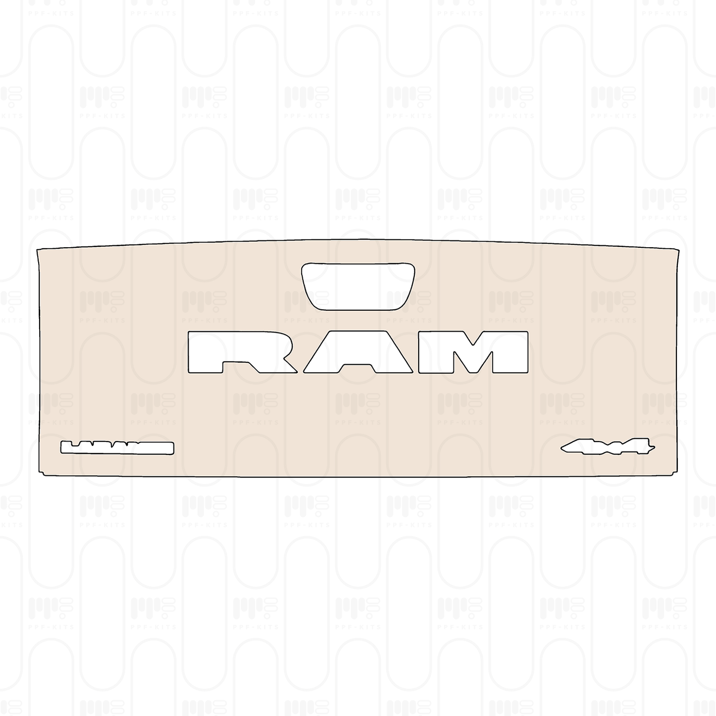 Voorgesneden PPF RAM Trucks 3500 Laramie 2026