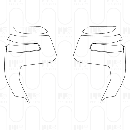 Voorgesneden PPF RAM Trucks 2500 Crew Cab Laramie 2026