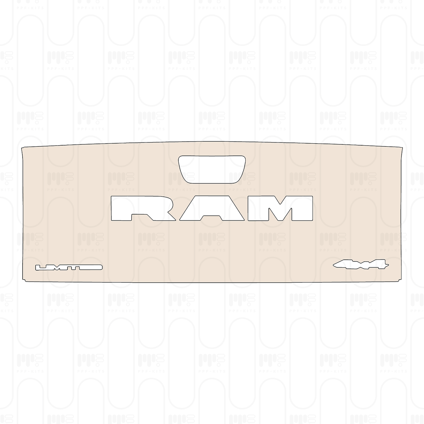 Voorgesneden PPF RAM Trucks 2500 Crew Cab Limited 2026