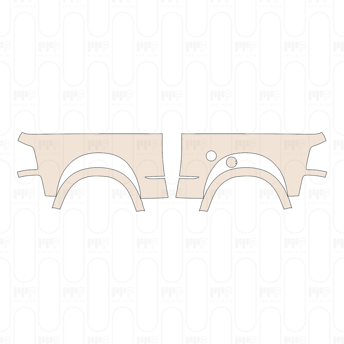 Voorgesneden PPF RAM Trucks 2500 Crew Cab Limited 2026