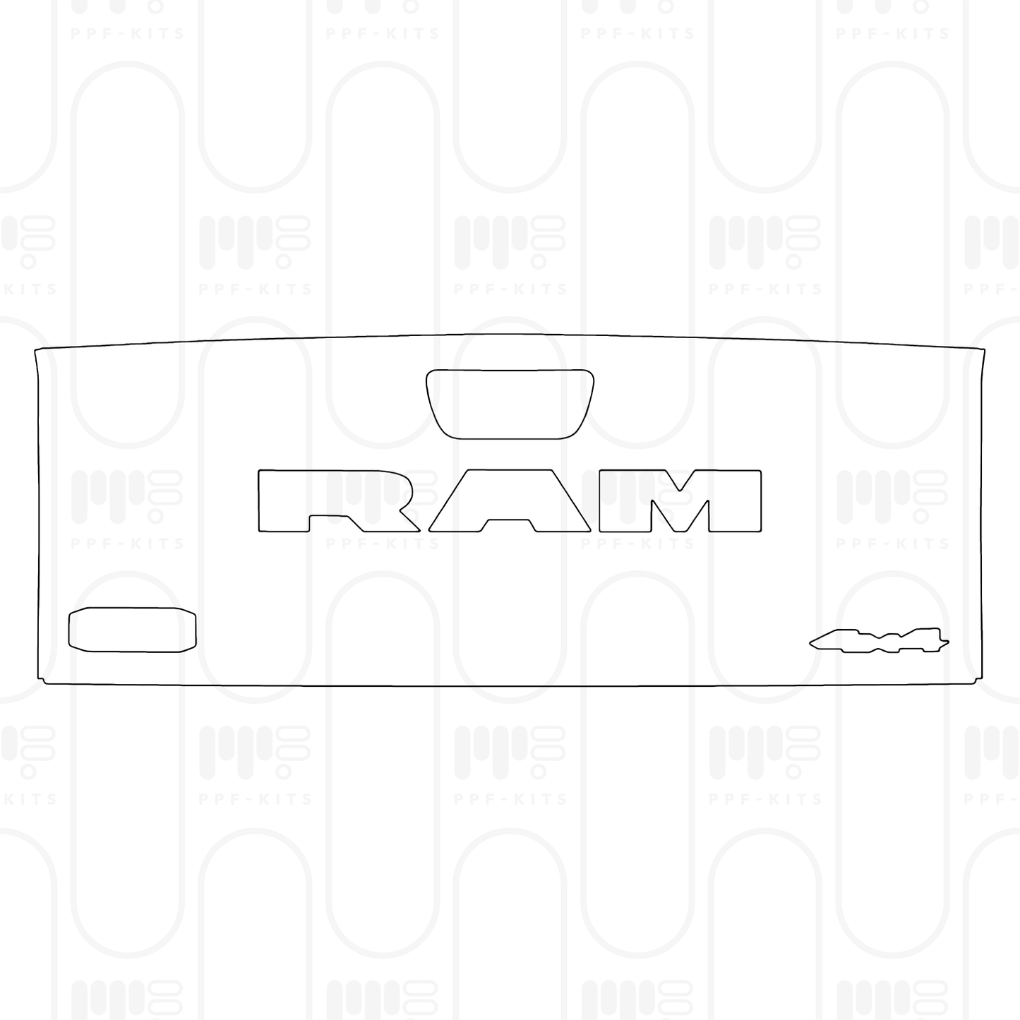 Voorgesneden PPF RAM Trucks 3500 Limited Longhorn 2025