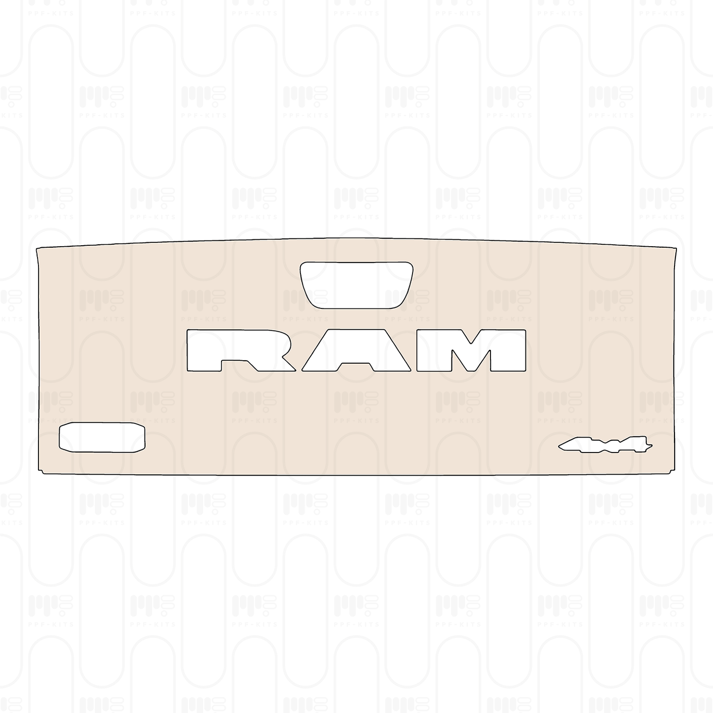 Voorgesneden PPF RAM Trucks 2500 Crew Cab Limited Longhorn 2026