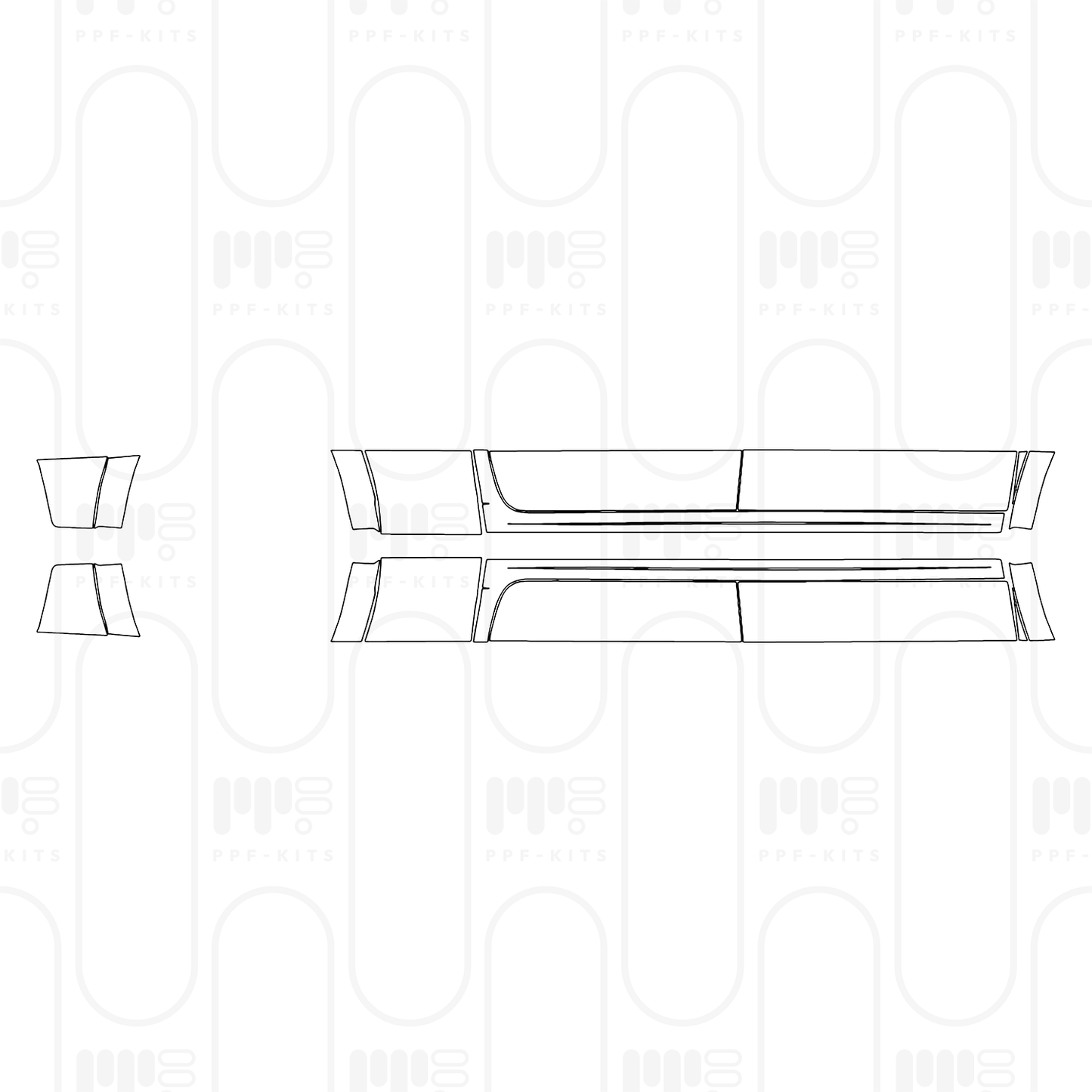 Voorgesneden PPF RAM Trucks 3500 Limited Longhorn 2025