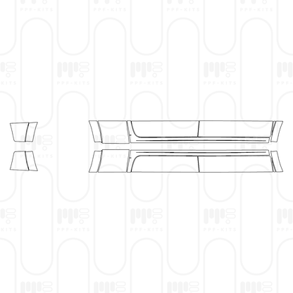 Voorgesneden PPF RAM Trucks 3500 Limited Longhorn 2025