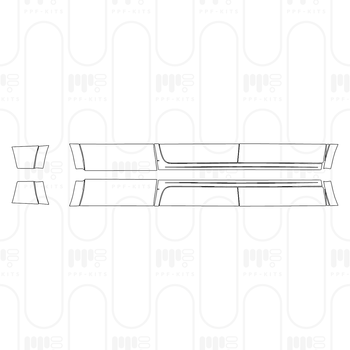 Voorgesneden PPF RAM Trucks 3500 Limited Longhorn 2025