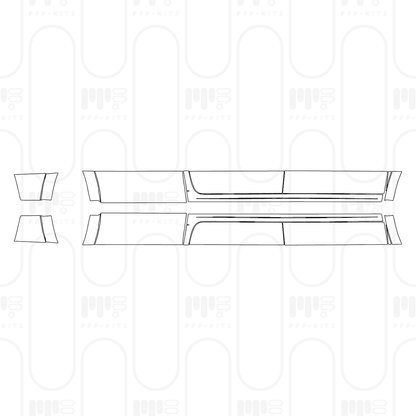 Voorgesneden PPF RAM Trucks 3500 Limited Longhorn 2025