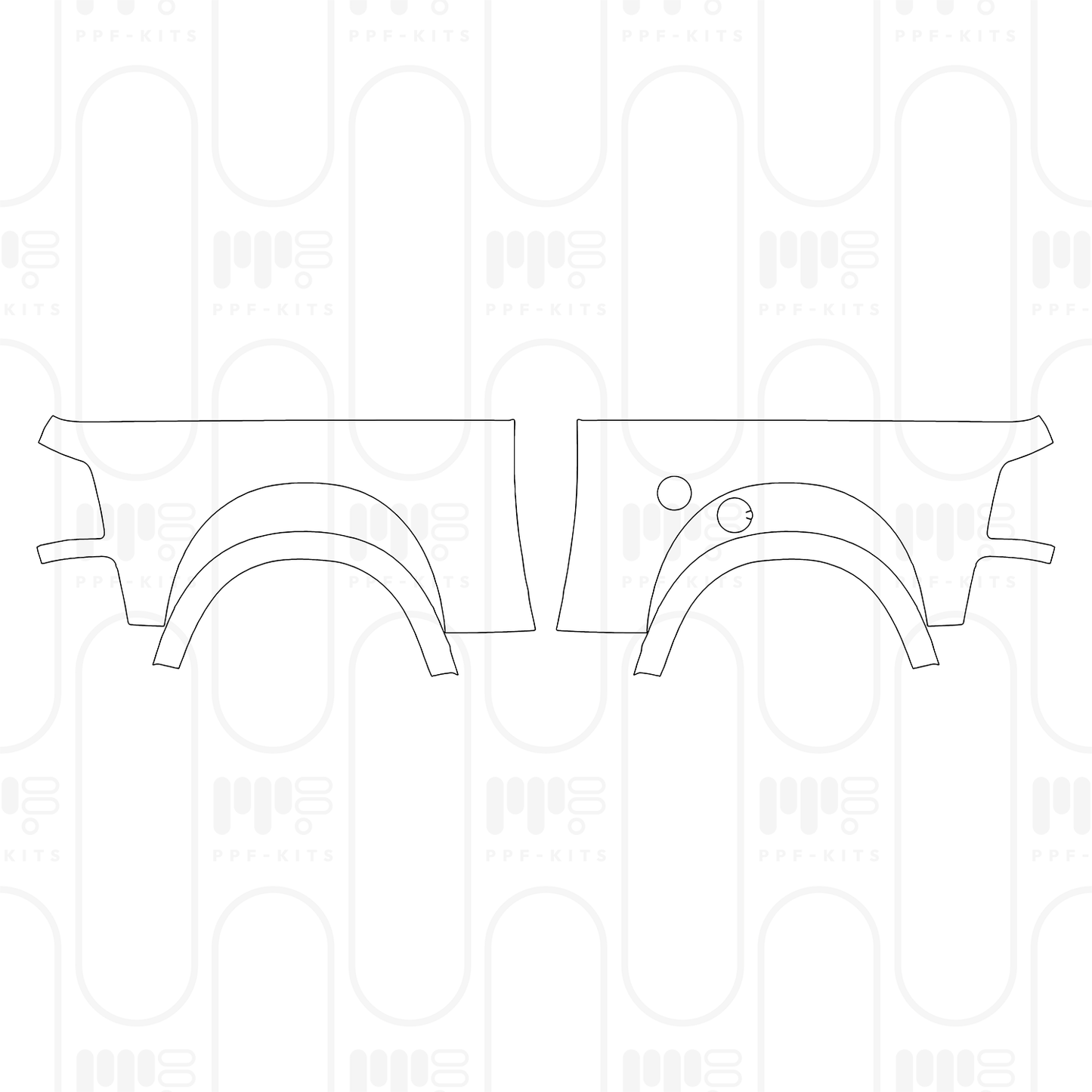 Voorgesneden PPF RAM Trucks 3500 Limited Longhorn 2025