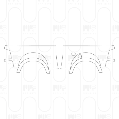 Voorgesneden PPF RAM Trucks 3500 Limited Longhorn 2025