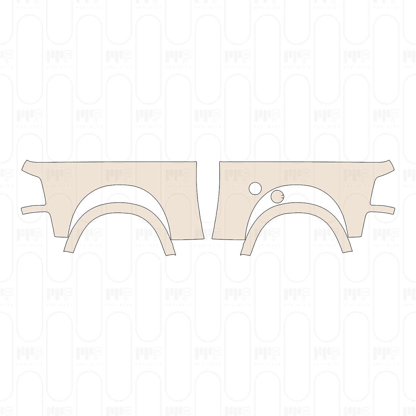 Voorgesneden PPF RAM Trucks 2500 Crew Cab Limited Longhorn 2026