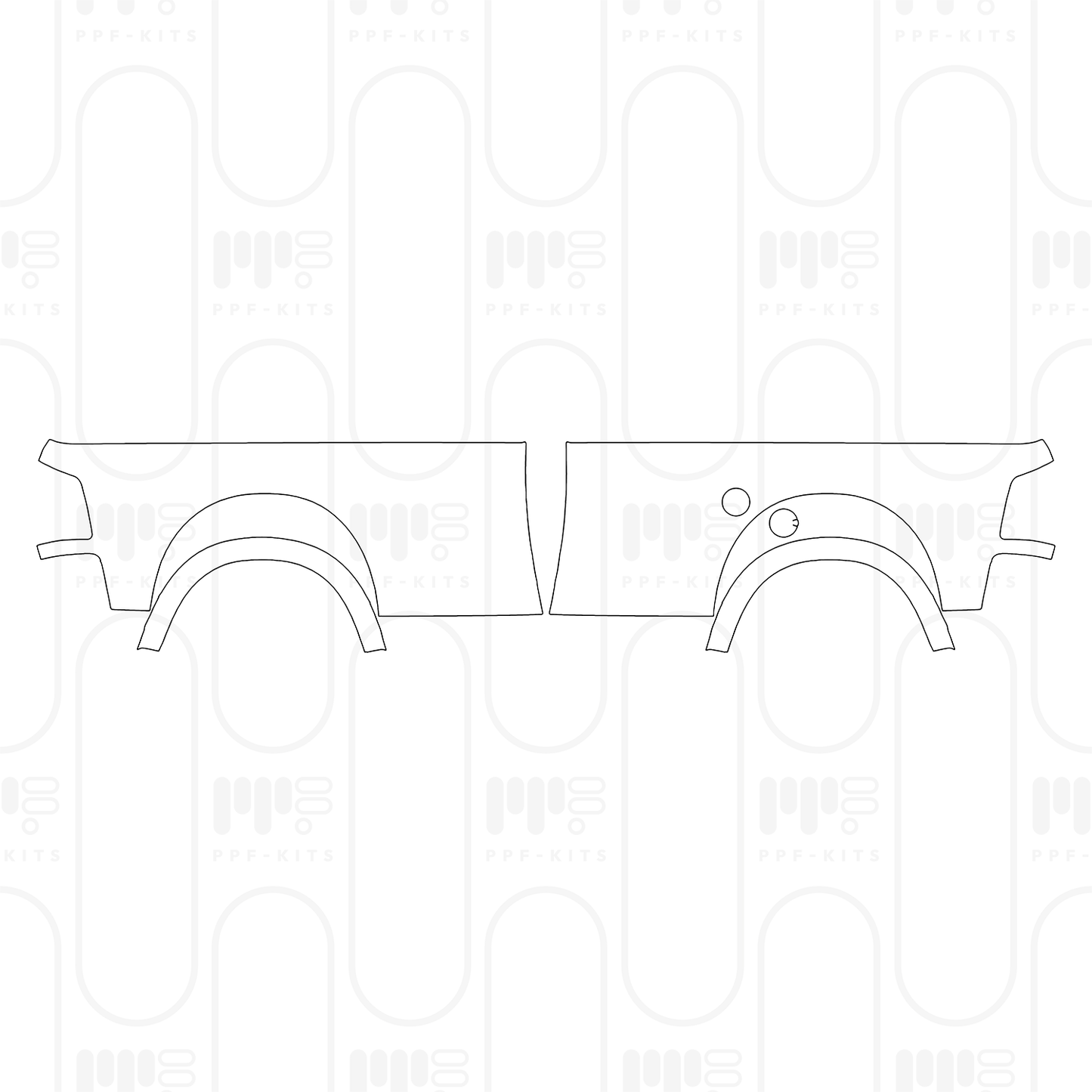 Voorgesneden PPF RAM Trucks 3500 Limited Longhorn 2025