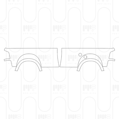Voorgesneden PPF RAM Trucks 3500 Limited Longhorn 2025