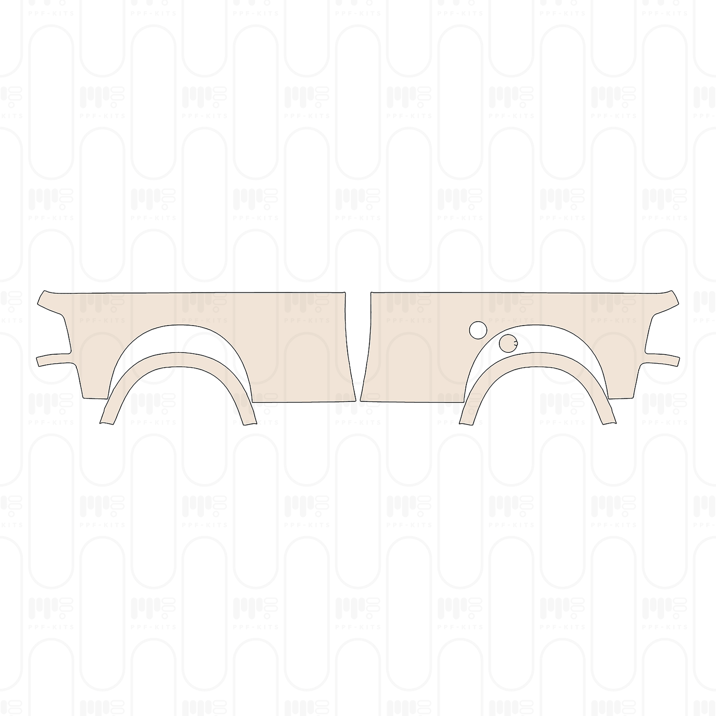 Voorgesneden PPF RAM Trucks 2500 Crew Cab Limited Longhorn 2026
