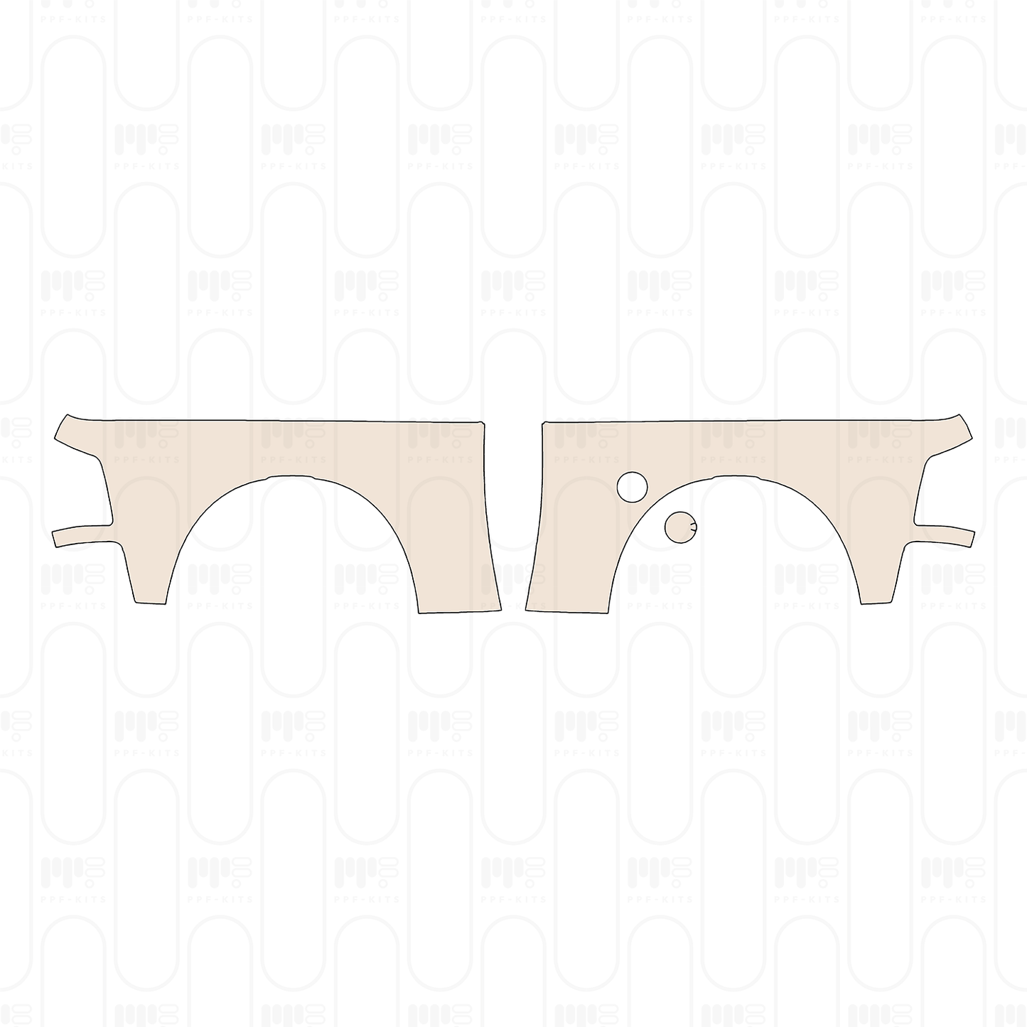 Voorgesneden PPF RAM Trucks 2500 Crew Cab Rebel 2026