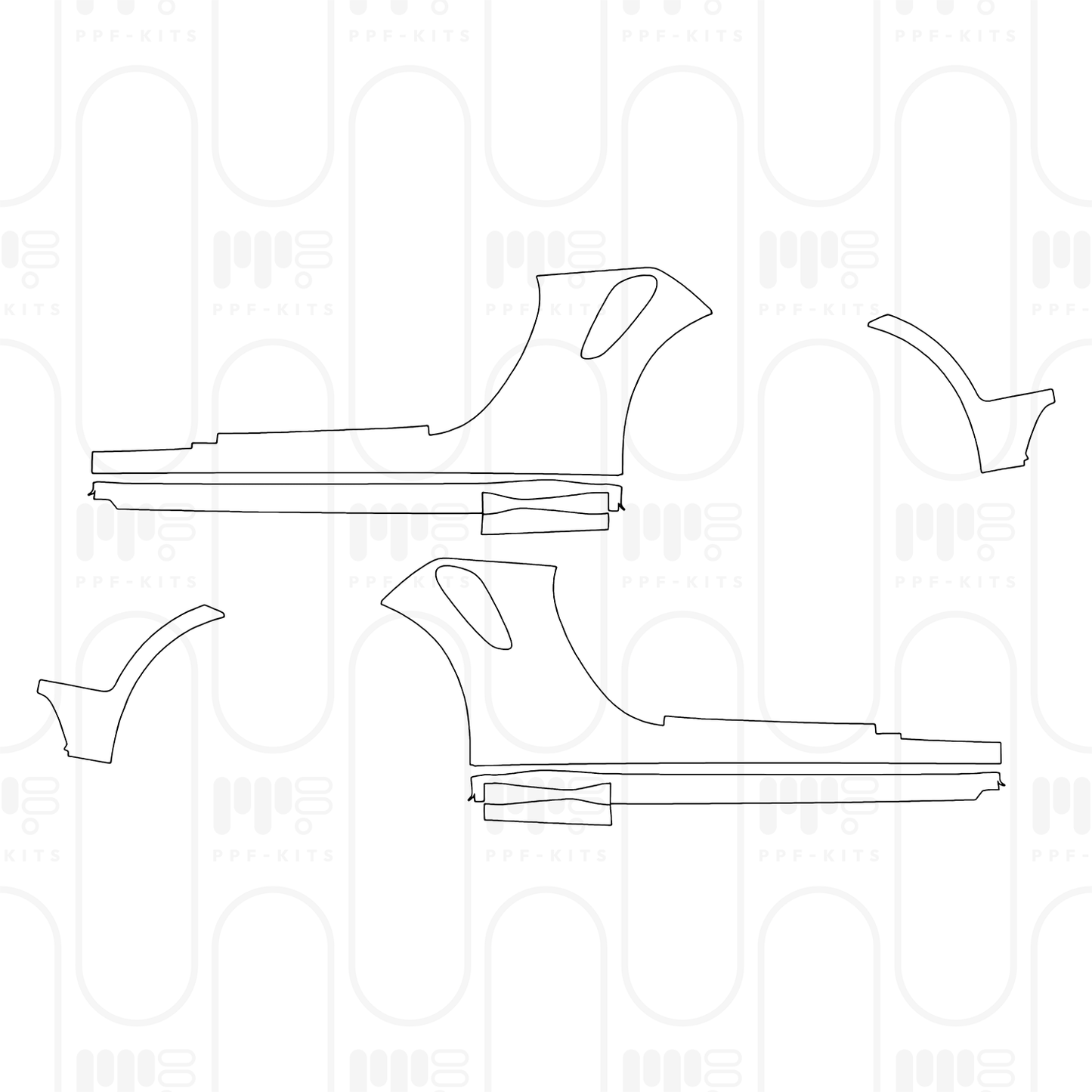 Voorgesneden PPF Porsche 911 Turbo S Cabriolet 2026