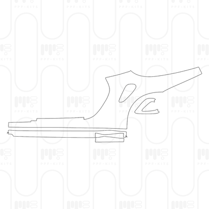 Voorgesneden PPF Porsche 911 Turbo S Cabriolet 2026