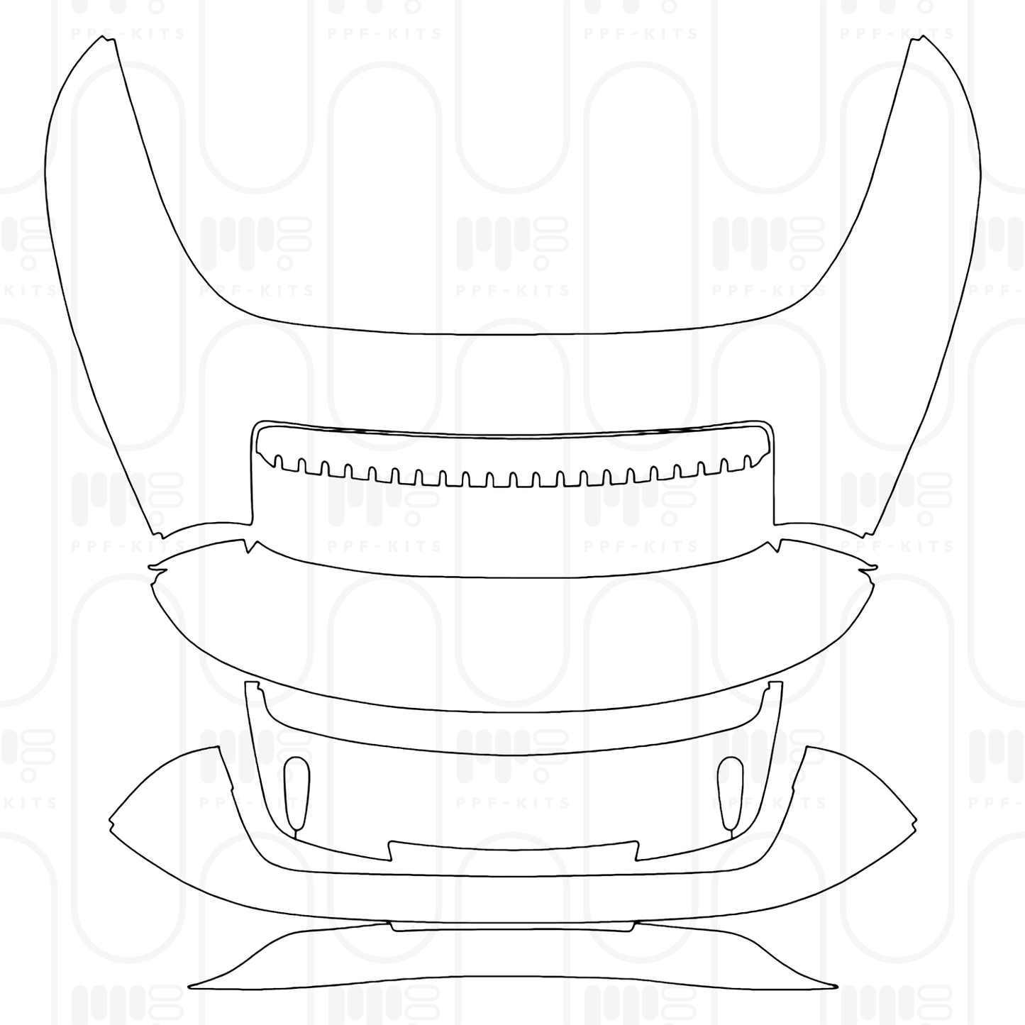 Voorgesneden PPF Porsche 911 Turbo S Cabriolet 2026