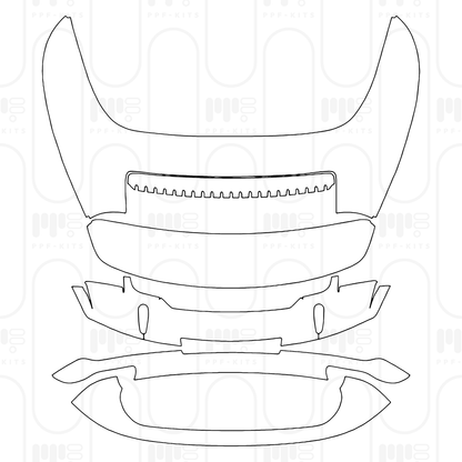 Voorgesneden PPF Porsche 911 Turbo S Cabriolet 2026
