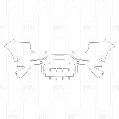 Voorgesneden PPF Porsche Cayenne Coupe Cayenne E-Hybrid Coupe 2026